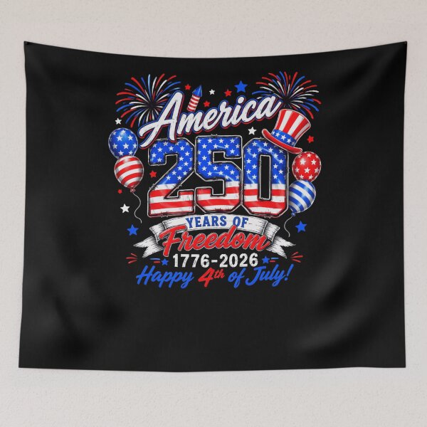Item preview, America 250 Years Of Freedom 1776-2026 Happy 4th Of July Patriotic Independence Celebration designed and sold by RetroMini2026.
