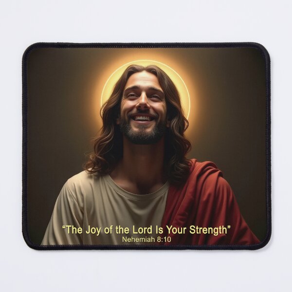 Item preview, Smiling Jesus with Scripture designed and sold by Pastor Reeves Studio.