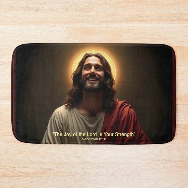 Item preview, Smiling Jesus with Scripture designed and sold by Pastor Reeves Studio.