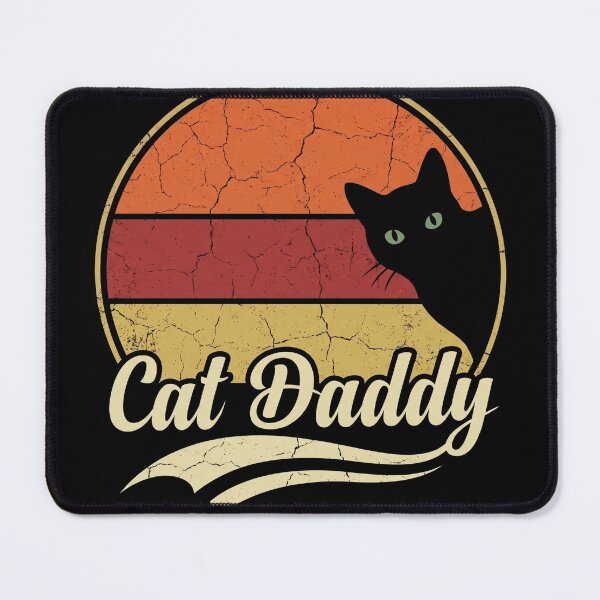 Item preview, Retro Sunset Cat Daddy Peeking Cat Shirt designed and sold by TeNovaStudio ⭐⭐⭐⭐⭐.
