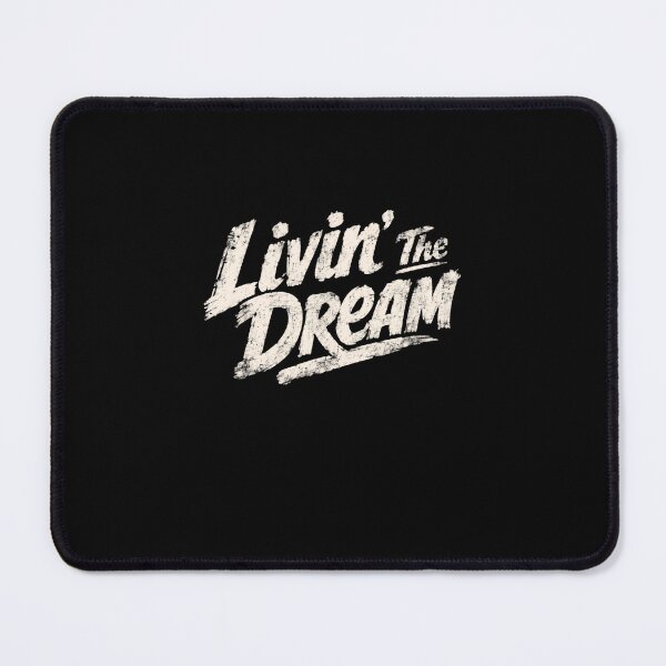 Item preview, Livin' The Dream Motivation Aspiration Entrepreneur Mindset designed and sold by RetroMini2026.