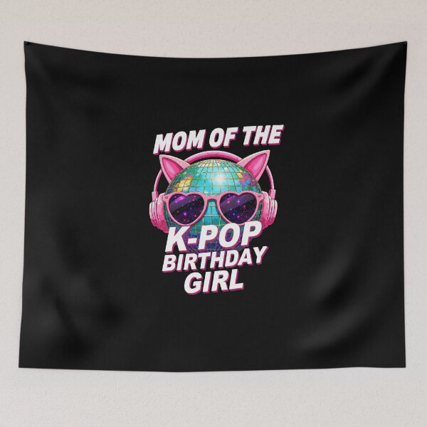 Item preview, Mom Of The K Pop Birthday Girl Disco Ball designed and sold by LunaMagicStudio.