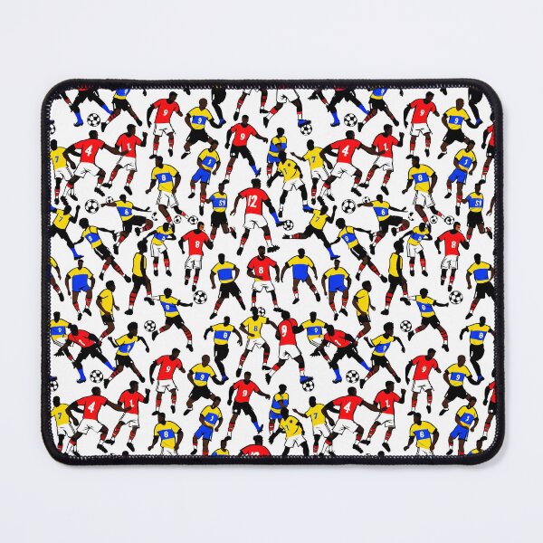 Item preview, Seamless Cartoon Football Nations Pattern designed and sold by krazzyremo.