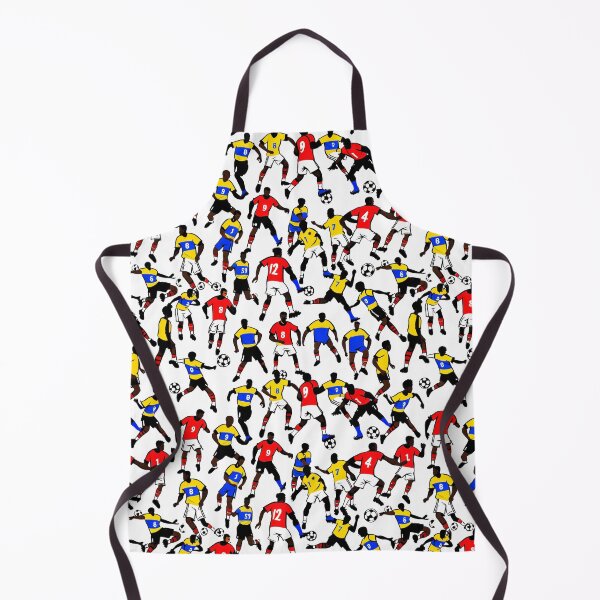 Item preview, Seamless Cartoon Football Nations Pattern designed and sold by krazzyremo.