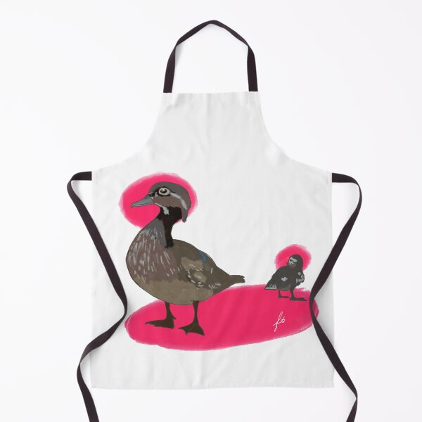 Item preview, Wood duck with a duckling designed and sold by mousse-tache.