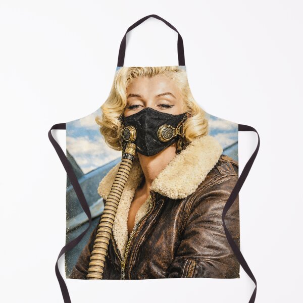 Item preview, Marilyn Monroe Pilot Jacket Reaction Art | Funny Hollywood Icon Parody Wall Art & Apparel designed and sold by Awful Whiff Art Co.