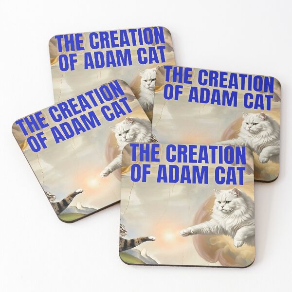 Item preview, Cat Creation of Adam: Michelpurrgelo's Furry Masterpiece designed and sold by ToxicInkArt.
