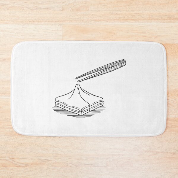 Item preview, Tweezers Beside Neatly Folded Tissue designed and sold by rasagamastore.