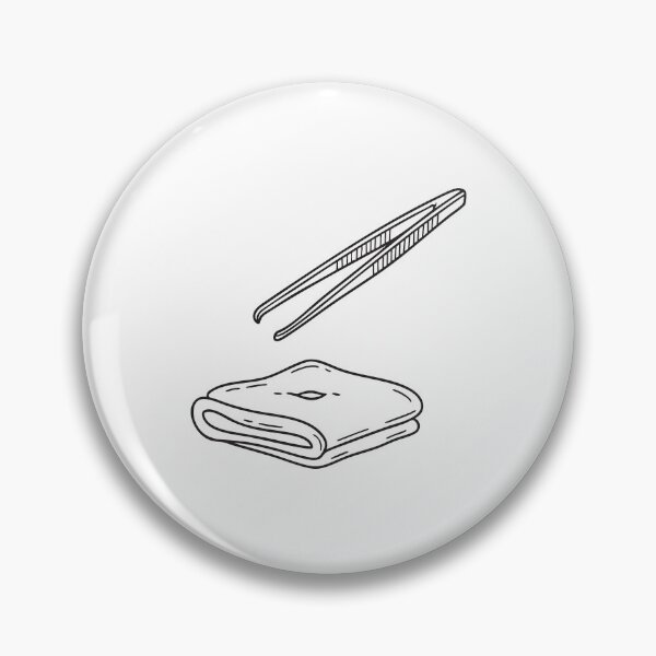 Item preview, Tweezers Resting Next to Tissue designed and sold by rasagamastore.
