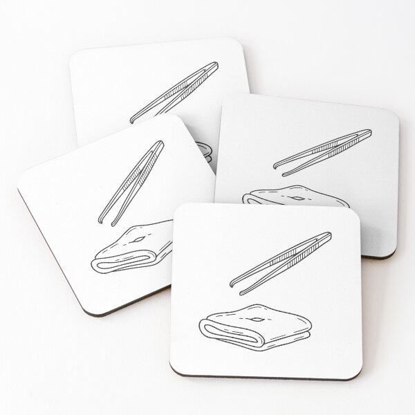 Item preview, Tweezers Resting Next to Tissue designed and sold by rasagamastore.