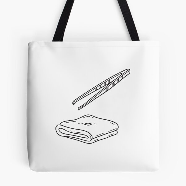 Item preview, Tweezers Resting Next to Tissue designed and sold by rasagamastore.
