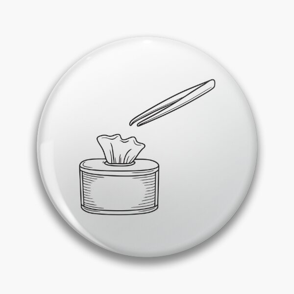 Item preview, Tweezers Near Tissue Box designed and sold by rasagamastore.
