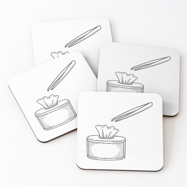 Item preview, Tweezers Near Tissue Box designed and sold by rasagamastore.