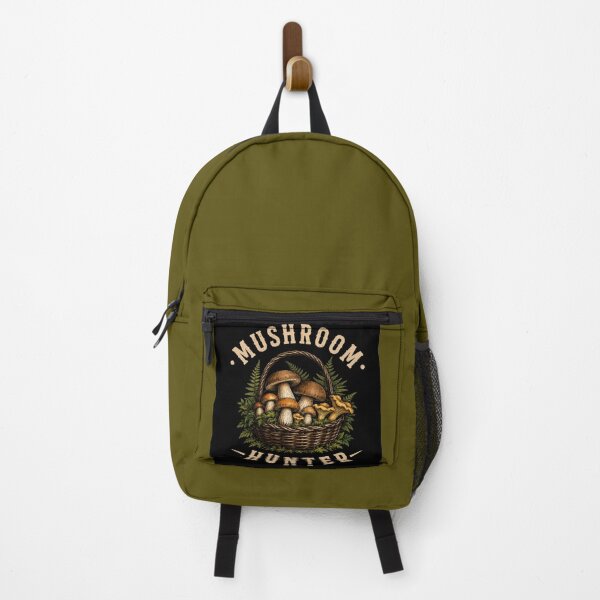 Item preview, Mushroom hunter retro illustration. designed and sold by Giewont.