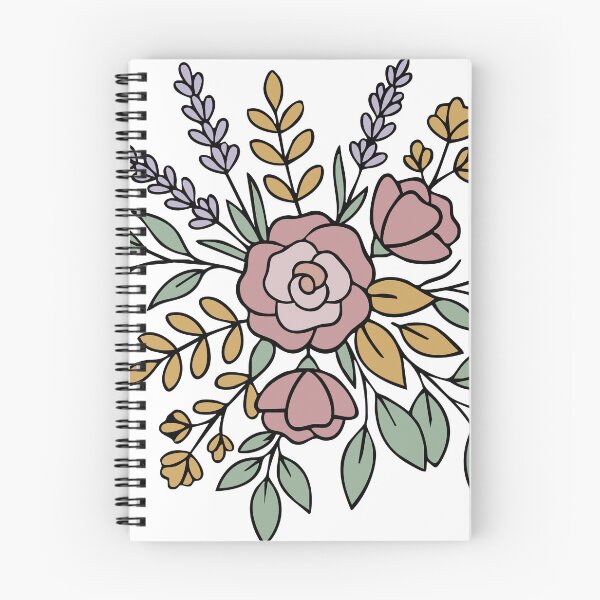 Item preview, Elegant Dusty Pink Rose and Lavender Floral Bouquet designed and sold by MADBULL7.