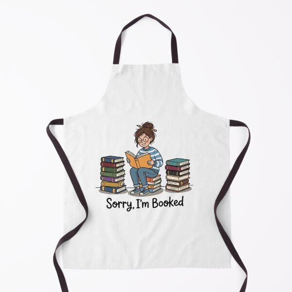 Item preview, Sorry I'm Booked – Funny Book Lover Gift Bookworm Reading Humor designed and sold by Sekla-Studio.