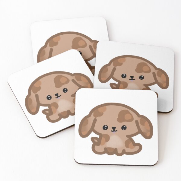 Item preview, Cute Spotted Tan Puppy Cream Chest designed and sold by AestheteArchive.