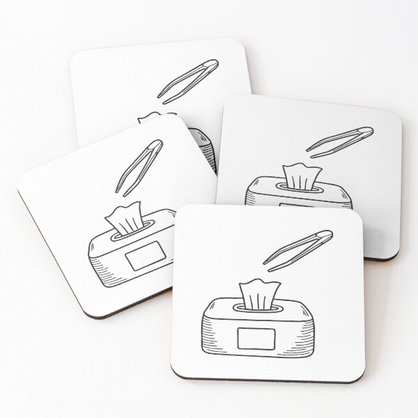 Item preview, Tweezers Beside Tissue Container designed and sold by rasagamastore.