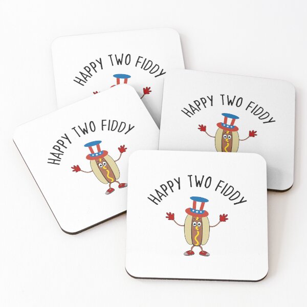 Item preview, Happy Two Fiddy Hotdog designed and sold by Sartoris Art.