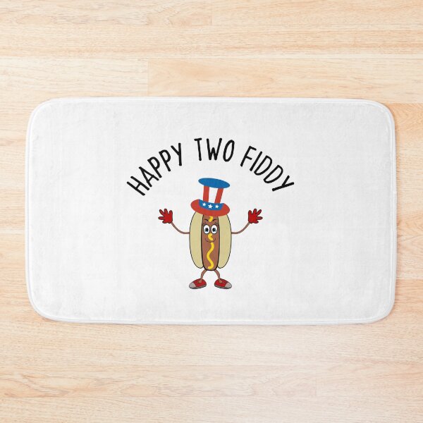 Item preview, Happy Two Fiddy Hotdog designed and sold by Sartoris Art.