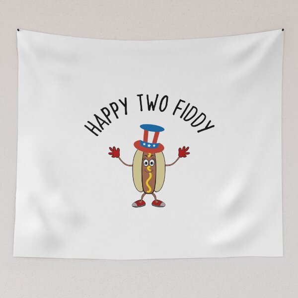 Item preview, Happy Two Fiddy Hotdog designed and sold by Sartoris Art.