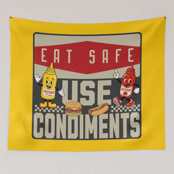 Item preview, Funny Condiment Characters Food Humor designed and sold by TheSnarkyShark.