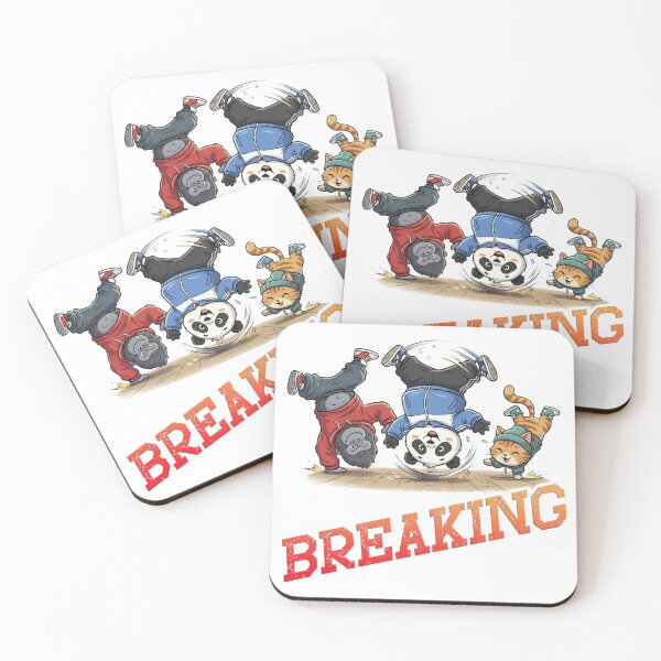 Item preview, Cute Animals Breakdancing – Cute Gorilla, Panda, and Cat – designed and sold by LOVEARTDESIGN.