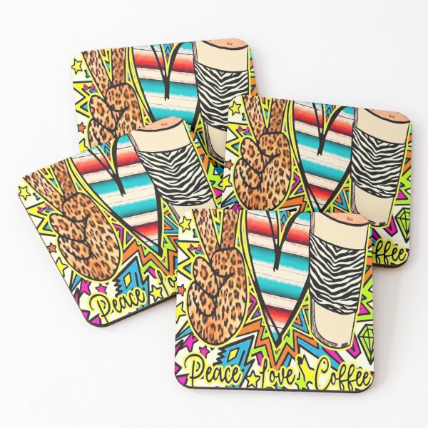 Item preview, Peace Love Coffee designed and sold by CyndiEpps.