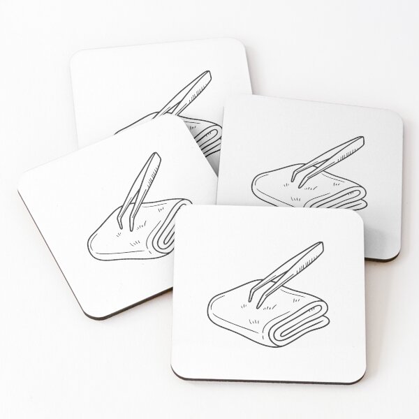 Item preview, Tweezers Resting on Folded Towel designed and sold by rasagamastore.