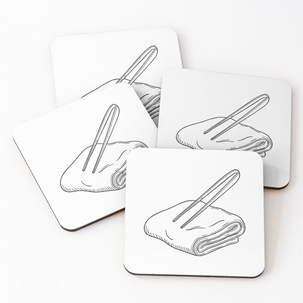 Item preview, Tweezers Lying on Small Towel designed and sold by rasagamastore.