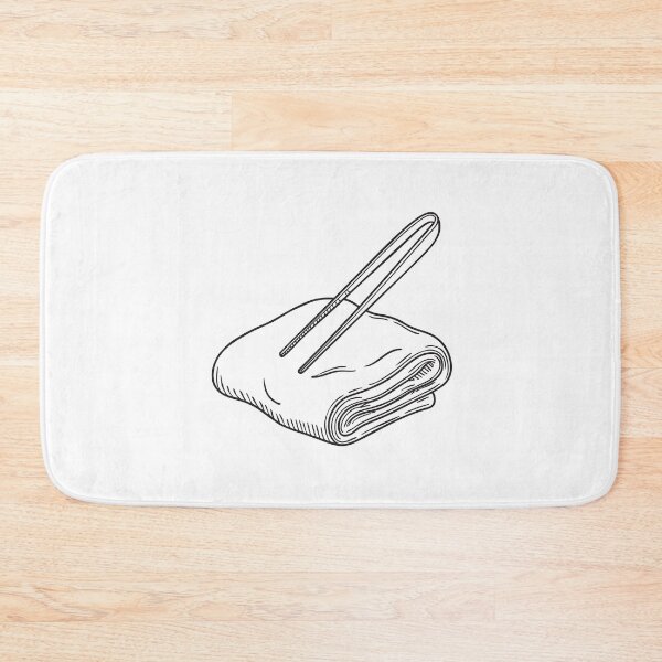 Item preview, Tweezers Lying on Small Towel designed and sold by rasagamastore.
