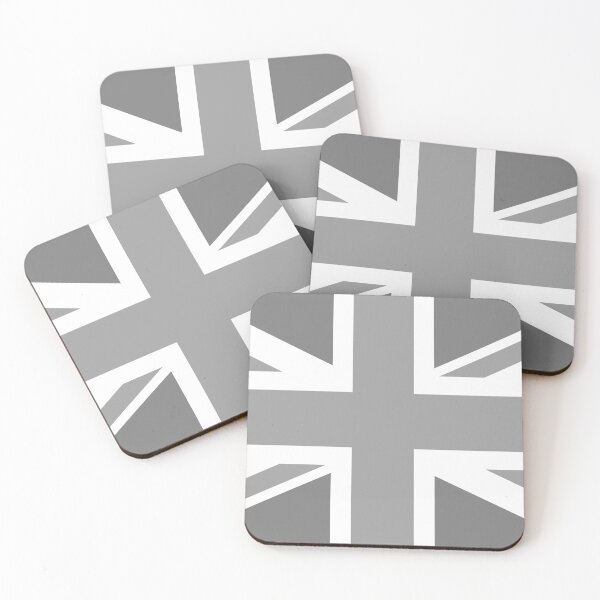 Item preview, Union Jack Flag in Grey and White designed and sold by CreativeBridge.
