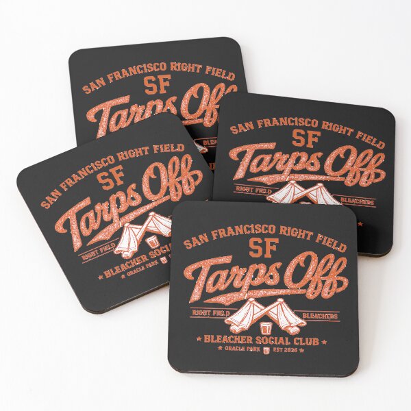 Artikelvorschau, Tarps Off Bleacher Social Club, San Francisco Right Field Baseball Fan Shirt entworfen und verkauft von GhostDawgs.