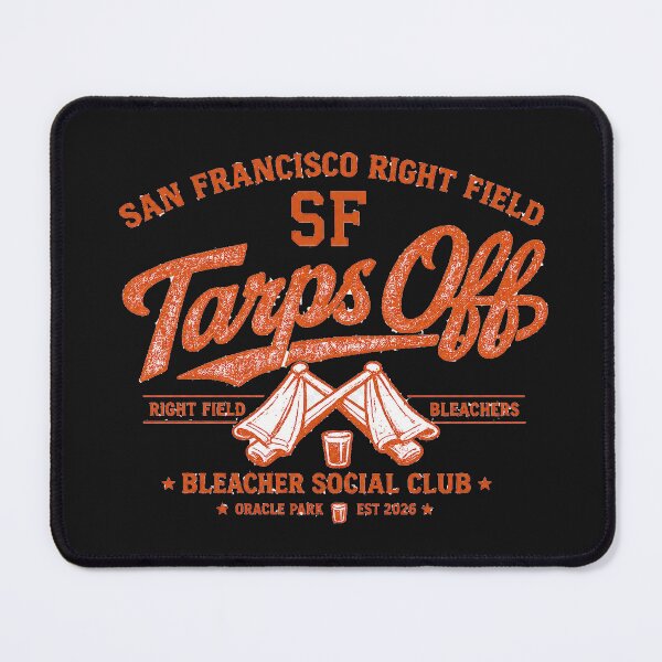 Item preview, Tarps Off Bleacher Social Club, San Francisco Right Field Baseball Fan Shirt designed and sold by GhostDawgs.