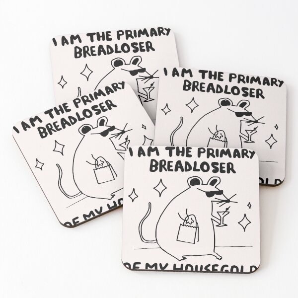 Item preview, Primary Breadloser Funny Self Deprecating Sarcastic Financial Humor designed and sold by mari-kayden.