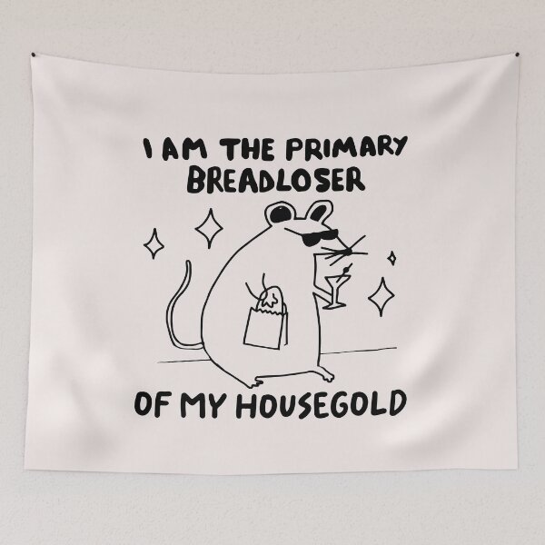 Item preview, Primary Breadloser Funny Self Deprecating Sarcastic Financial Humor designed and sold by mari-kayden.