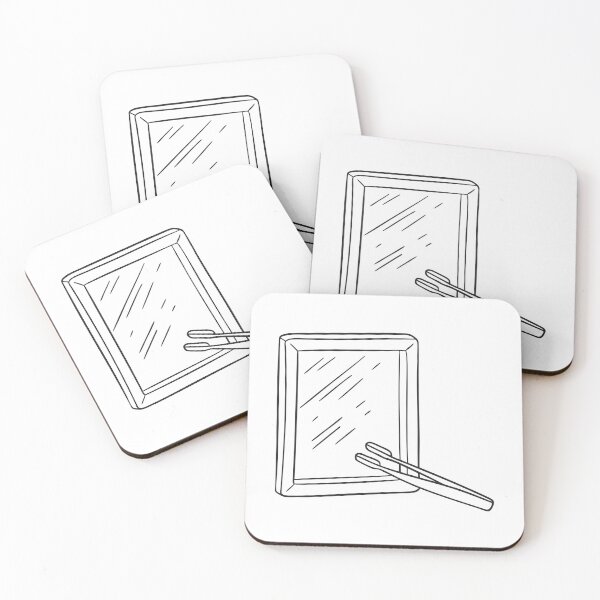 Item preview, Tweezers Beside Mirror Frame designed and sold by rasagamastore.