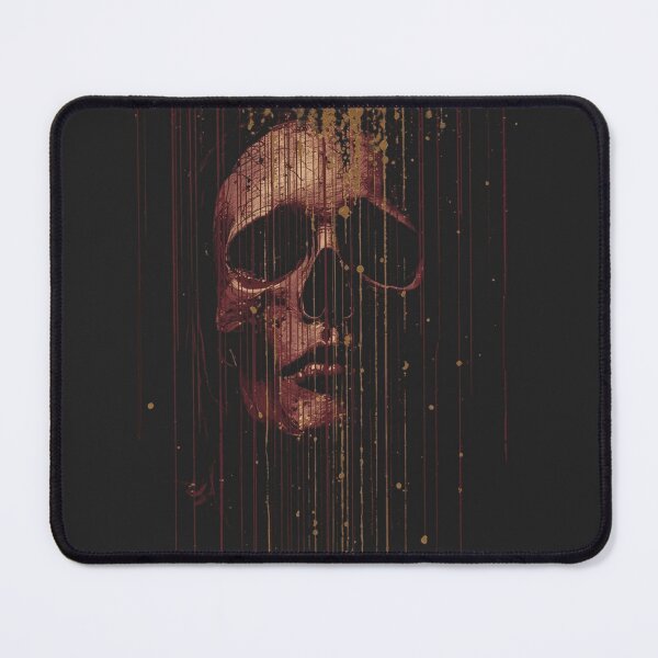 Item preview, Macabre Skull Face Dripping Paint Gothic Horror Graphic designed and sold by ERODED SELF.