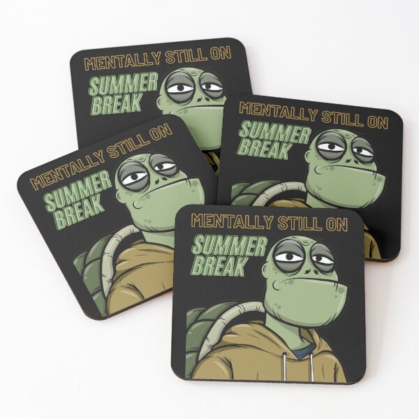 Item preview, Funny Turtle T-Shirt Student Teacher Summer Break Joke Back to School Gift for Tired Coworker designed and sold by E20STUDIO.