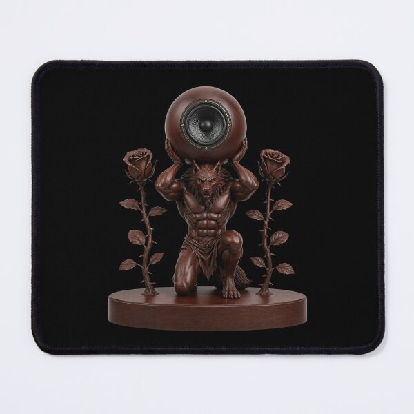 Item preview, Gothic Werewolf Wooden Audio Speaker Design designed and sold by Aimaniia666.