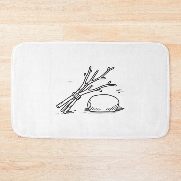 Item preview, Twigs Lying Near Small Rock designed and sold by rasagamastore.