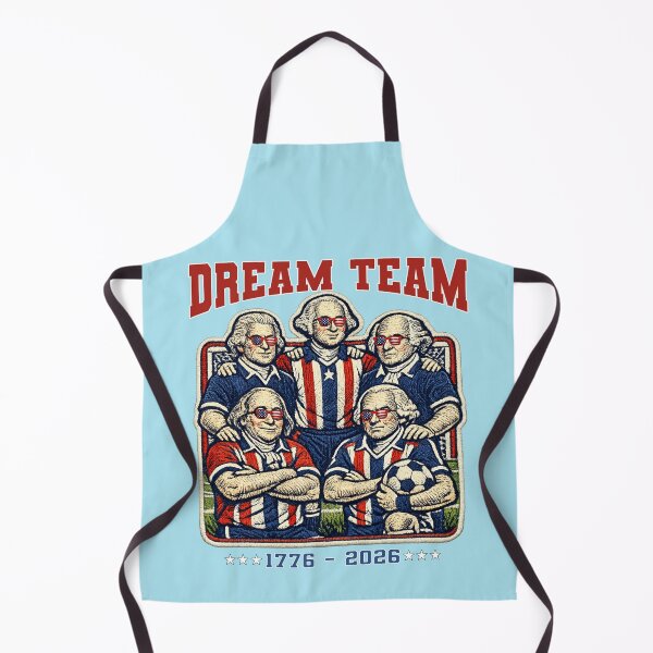 Item preview, Dream Team USA Founding Fathers Soccer Team Funny 4th of July America 250th Anniversary designed and sold by Youngkev-arts.