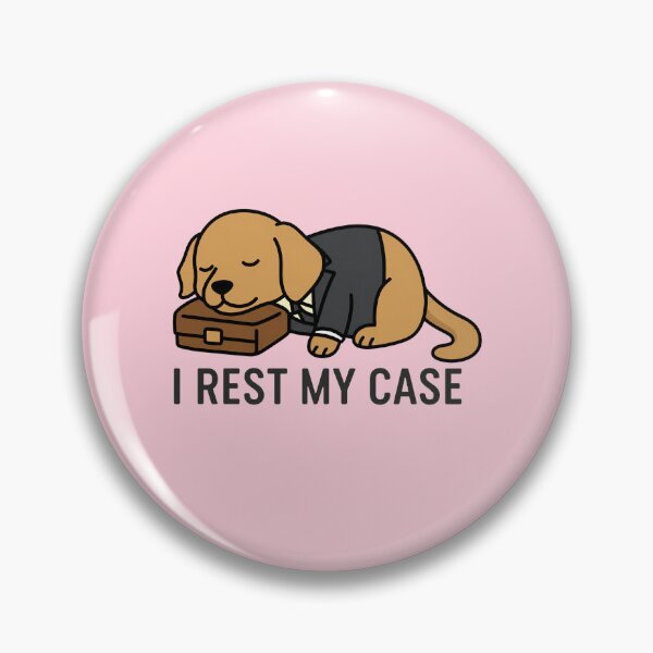 Item preview, I Rest My Case Funny Lawyer Dog | Attorney Gift Courtroom Humor designed and sold by ronakris009.