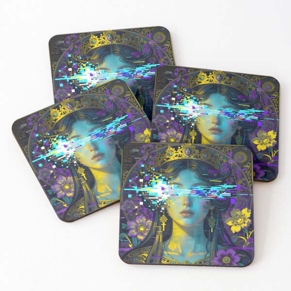 Item preview, Cyberpunk Art Nouveau Queen designed and sold by Selena-V.