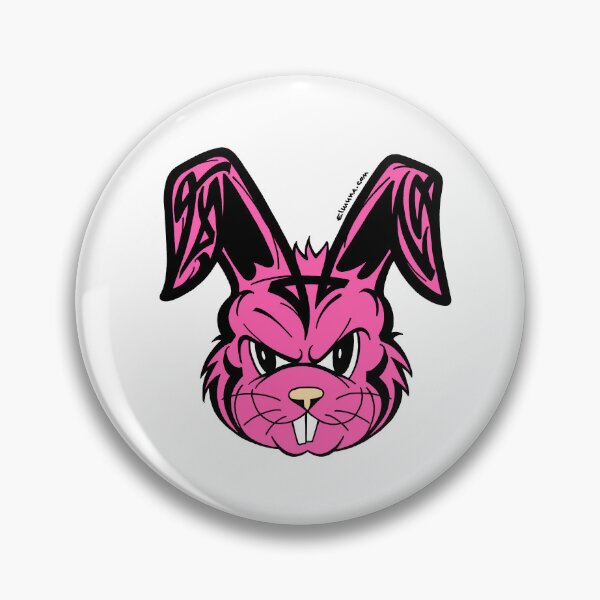 Item preview, Pink Rabbit Modern Calligraphic ORNAMENT designed and sold by elmuna.
