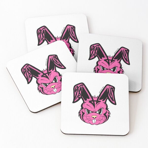 Item preview, Pink Rabbit Modern Calligraphic ORNAMENT designed and sold by elmuna.