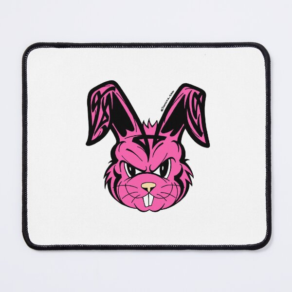 Item preview, Pink Rabbit Modern Calligraphic ORNAMENT designed and sold by elmuna.