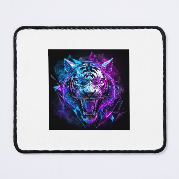 Item preview, Neon Tiger Fury in Shattered Chaos designed and sold by TrackHead.