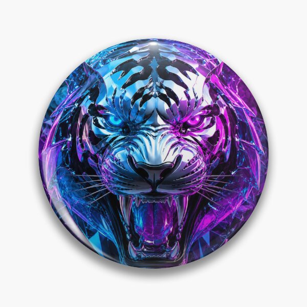 Item preview, Neon Tiger Fury in Shattered Chaos designed and sold by TrackHead.