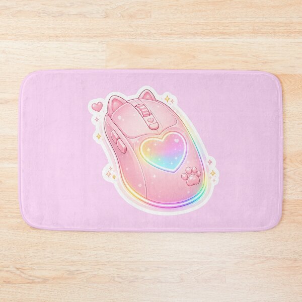 Item preview, Cute Pink Gamer Mouse  designed and sold by Christiana-Art.